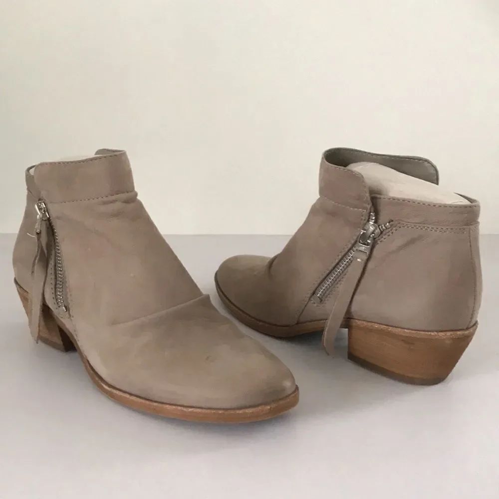 Sam Edelman Packer Leather Ankle Booties - Picture 2 of 6
